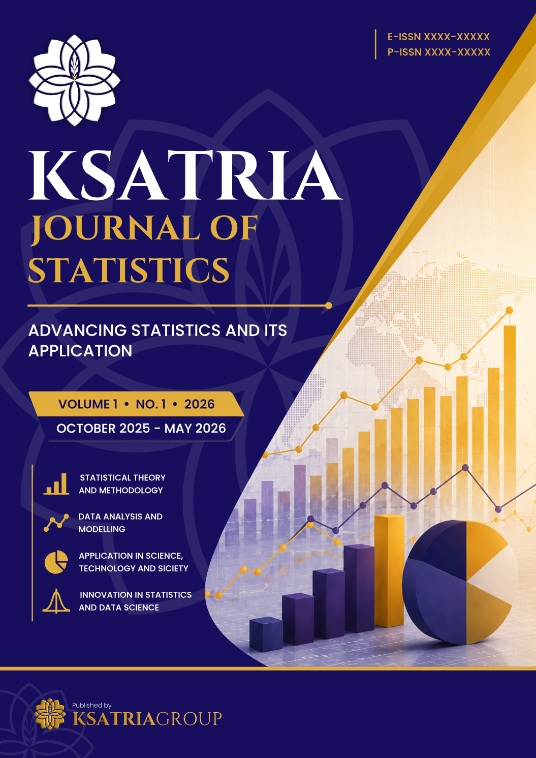 					View Vol. 1 No. 1 (2026): Ksatria Journal of Statistics
				